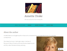 Tablet Screenshot of annettedrake.com